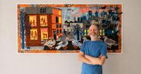 Artist Mark Hearld reimagines Glasgow with industry, nature and greener energy
