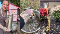 Missouri farmsteader recreates an ancient torch made from mullein and beeswax