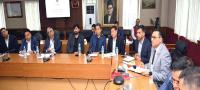 Finance Minister holds interaction with multinational companies