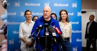 Live updates: Luxon lands in Wellington, all smiles, amid leadership questions