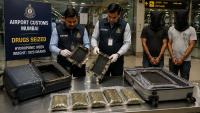 Mumbai Airport Customs Arrests 2 Bangkok Passengers For Allegedly Smuggling Hydroponic Weed Concealed In Trolley Bag Cavities At CSMIA