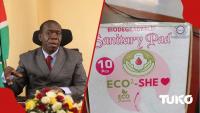 Masinde Muliro University students innovate sanitary towels using sugarcane wastes