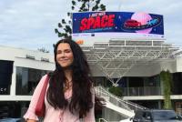 A student creates an award-winning road safety campaign
