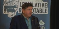 Pritzker, Bailey clash over property taxes, energy demands at McLean County ag forum