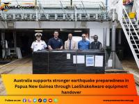 Australia supports stronger earthquake preparedness in Papua New Guinea through LaeShakeAware equipment handover