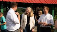 Governor Spanberger receives mixed reaction after stopping in Galax