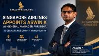 Singapore Airlines Appoints Aswin K As General Manager For India To Lead Growth Strategy
