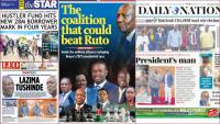 Kenyan newspapers, August 11: William Ruto outlines strategy to win 2027 vote