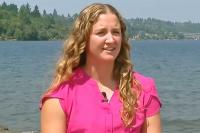 College student reading book near lake credited with saving 3 girls from drowning