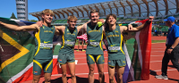South Africa sprint to silver in 4x400m relay in Oregon