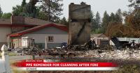 Spokane residents returning after fires urged to clean safely
