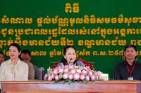 Cambodian First Lady Distributes Health Equity Cards and Don...