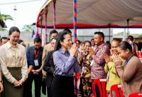 First Lady Distributes Health Equity Fund Cards and Relief t...
