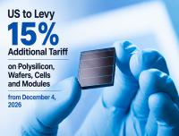 US Imposes 15 Percent Tariff on Polysilicon Derivatives from December 2026