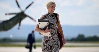 Trump’s Blonde Companion, 35, Sparks Speculation With Signature Accessory
