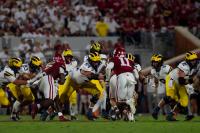 Michigan still searching for best combination on offensive line