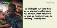 Love Currency: “He Spends More Money on His Child Than Me”
