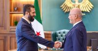 President Al Shara and UN refugees chief discuss Syrians' safe return