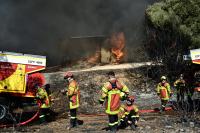 Wildfire Situation Much Improved in Kouvaras in Attiki