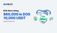 MEXC Lists DAPPOS (DOS) With $60,000 Worth of DOS and 10,000 USDT in Airdrop+ Rewards