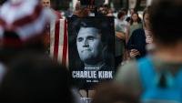 What memorials for Charlie Kirk exist in Florida? See statue, roads
