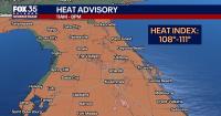 Orlando weather: Heat advisory, lower rain chances for Central Florida