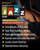 Jazz Walk tonight - Tuesday August 11, 2026