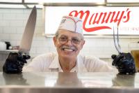 Food icon: Gino Gambarota, the mustachioed maestro of mile-high corned beef sandwiches at Manny’s in Chicago
