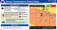 Severe storms could bring 80 mph winds, hail and tornadoes to northern Illinois Tuesday
