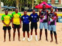 Beach Volleyball team run ends in Namibia