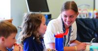 At St. John’s Summer Program, young Catholics learn to follow, lead and help one another toward heaven