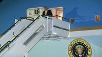 Mystery moment Trump sneaks back onto Air Force One after secretly fleeing jet without press due to Iran threat