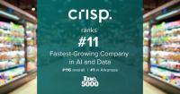 Crisp Ranks No. 11 Fastest-Growing Company in AI and Data on the 2026 Inc. 5000 List, and No. 1 in Arkansas