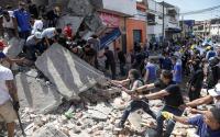 TV reporter films her home in ruins as massive earthquake rocks Colombia