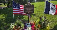 Iowa Daughters of the American Revolution dedicate America 250! patriot marker at the Iowa State Fairgrounds