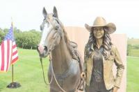 New Kristi Noem Statue Honors South Dakota Governor & Her Horse