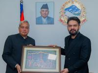 Indian envoy Naveen Srivastava and Nepal PM Balen Shah discuss "bilateral cooperation and development partnership"
