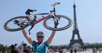 Hampshire cyclist completes London to Paris ride in memory of mother