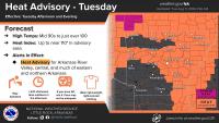 Potentially dangerous heat across Arkansas calls for heat advisories, affects some students returning to school