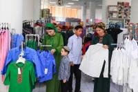 The school bazaars of the Balkan velayat offer students goods of domestic production