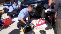 Trauma training: Central Florida emergency crews conduct car, e-bike crash simulation