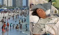 Officials issue urgent warnings to beachgoers as deaths from flesh-eating bacteria in water grow