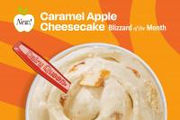 DQ Restaurants in Texas Kick Off Fall Early with the NEW! Caramel Apple Cheesecake Blizzard Treat