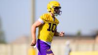 '100%' healthy, LSU transfer QB Sam Leavitt embraces Louisiana life