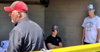 Like Tom Davey 41 years before him, 16-year-old Joe Trumpy is stepping up as an assistant baseball coach