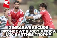 Zimbabwe claim bronze as Tunisia relegated at Rugby Africa U20 Barthés Trophy