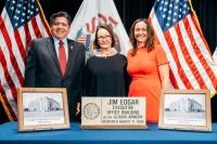 Gov. Pritzker Renames Historic Springfield Armory as Governor Jim Edgar Executive Office Building