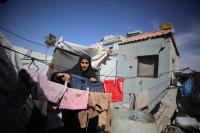 In Gaza’s tents, widows face war’s harshest realities alone