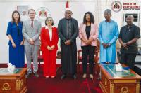 VP JALLOW, EU AMBASSADOR DISCUSS PARTNERSHIP AND ELECTION SUPPORT