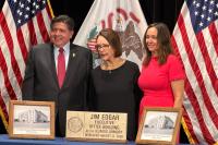 Illinois Armory in Springfield renamed after late former Gov. Jim Edgar